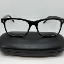 Burberry B 2196 3001 Black Full Rim Eyeglasses Frames 55-18 145 ~ Made in Italy