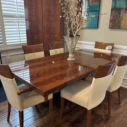 Dining Table With Matching Cabinet