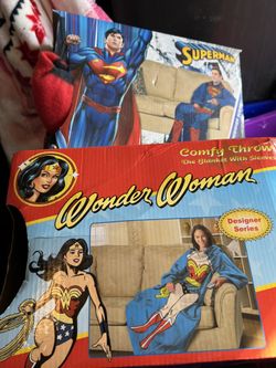 Superman And Wonder Woman Blanket 