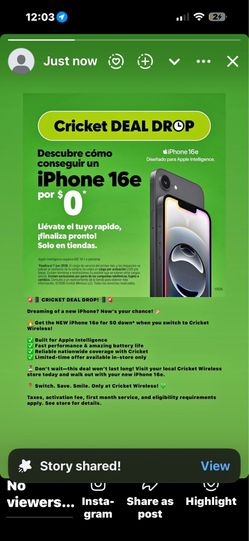iphone 16 e Instead of $580 tax Only for $190 plus tax