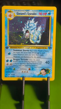 1st edition Giovanni's Gyarados Holo