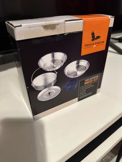 Ozark Trail 5 Pc Aluminum Mess Kit Backpacking Camping Cookware Set
