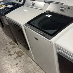 Maytag Topload, Washer And Gas Dryer