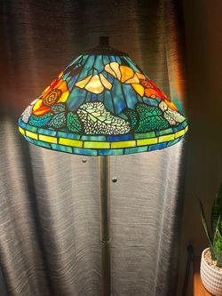 Tiffany Style Stained Glass Floor Lamp