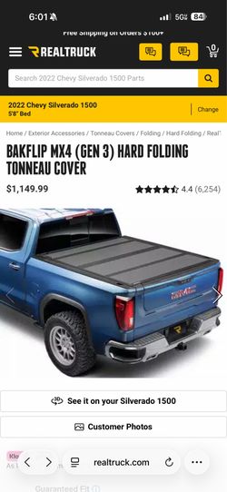 Real truck tonneau cover