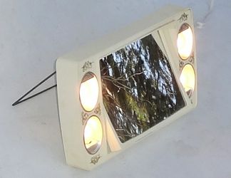 Mid Century Vintage Vanity Mirror w/Case