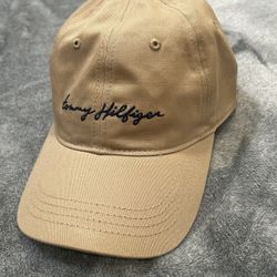 Beige Tommy Hilfiger Cap  Size: L 