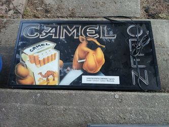 Camel neon sign
