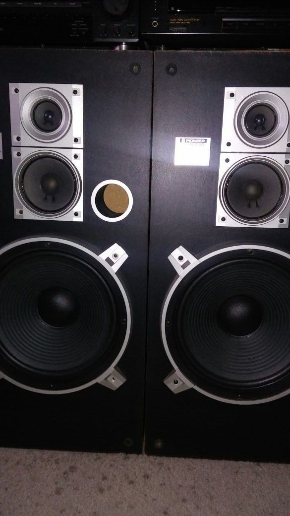 Vintage beautiful Monster pioneer sound system csb 9000 speakers SX 434 Pioneer receiver 350 obo