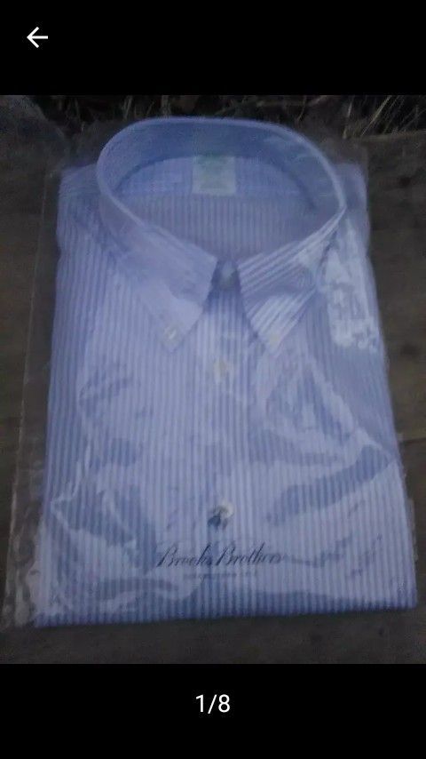 Brooks Brothers Dress Shirt & Scarf