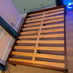 Full size Wood Bed frame 