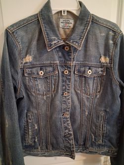 Vintage Ralph Lauren Polo Denim Distressed Jean Jacket