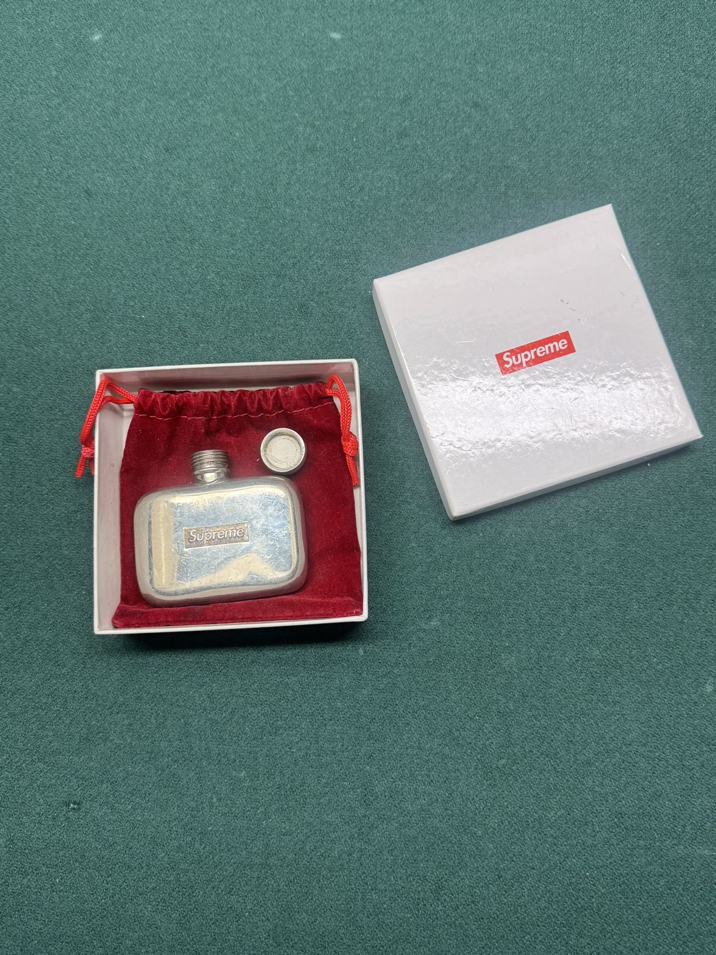 Supreme Hip Flask – 1oz – Stainless Steel – Authentic