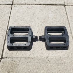 Black ODYSSEY BMX FIXIE Bike Pedals 9/16 MINT