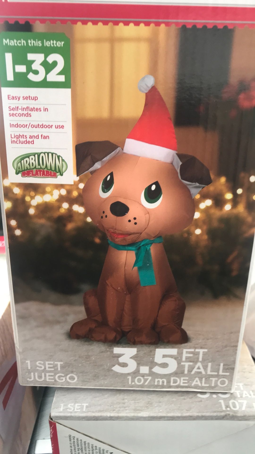 Airblown Inflatable New In Box Sweet Puppy/Cachorro Dulce