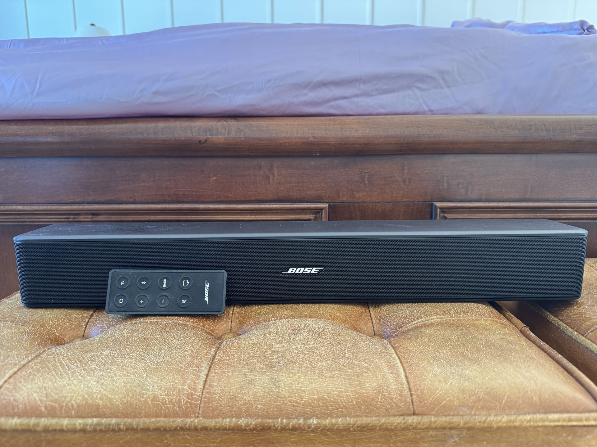 Bose Solo Sound Speaker 418775 Bluetooth Black With Remote Optical Cable