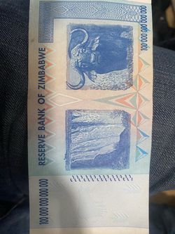 Zimbabwe money collectible