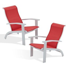 Adirondack aluminum patio chairs brand new patio furniture set two piece patio chair set in the box 🆕🚛🚎🆕