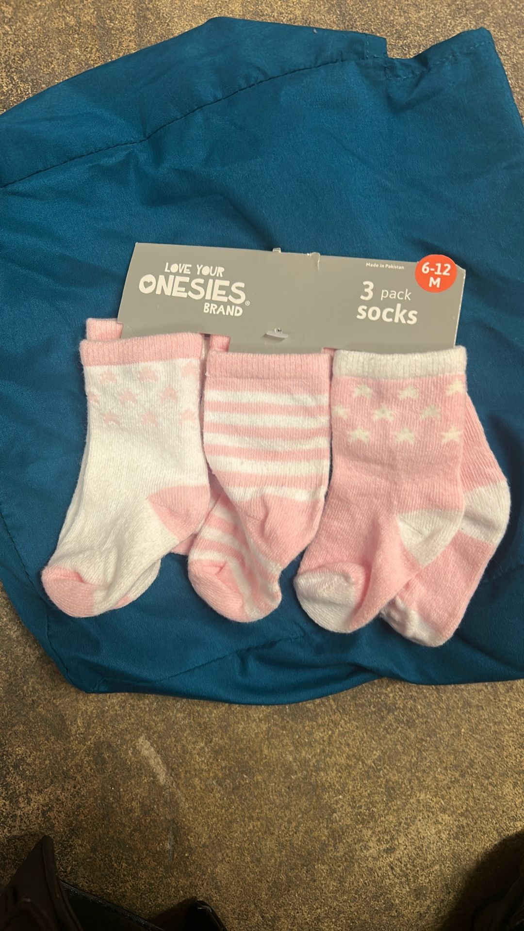 Baby Girls Socks And Hat