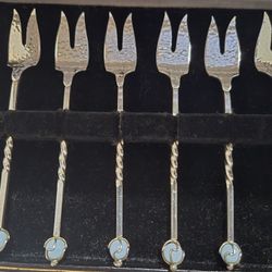 Sargisons HOBART TASMANIA 6 SET CAKE FORKS!