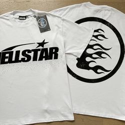 Blank White Hellstar T Shirt
