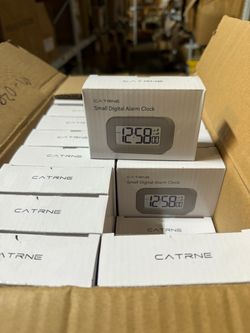 small digital alarm clock