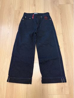 Striped jeans