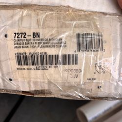 Kohler Clearflo Slotted Overflow Bath Drain in Vibrant Brushed Nickel 