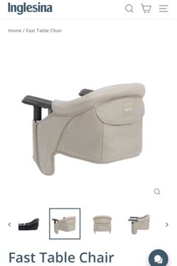 Inglesina table chair with tray