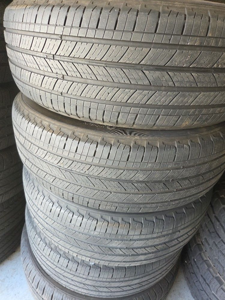 4 Tires Good Condition #225/65/17