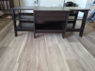 Small Brown Entertainment Center