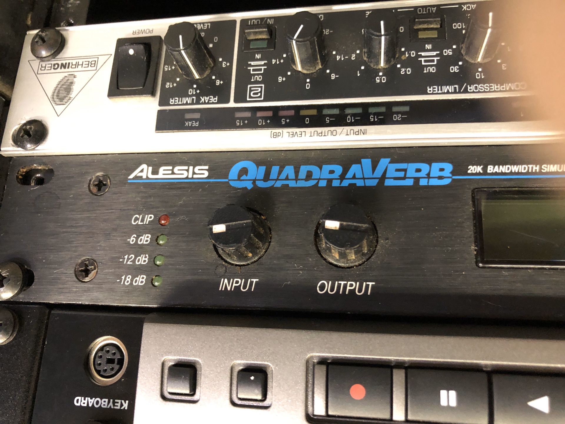 DJ effects. Alexis QuadraVerb pro audio