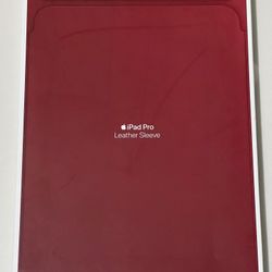 iPad Pro Leather Sleeve Red GENUINE