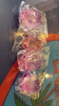 Minecraft Translucent Pink Axolotl Figures