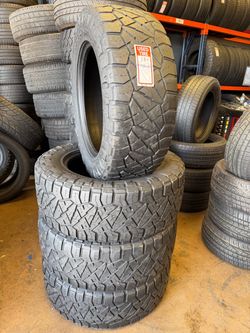 LT 295/60R20 NITTO RECON GRAPPLER A/T full tires set