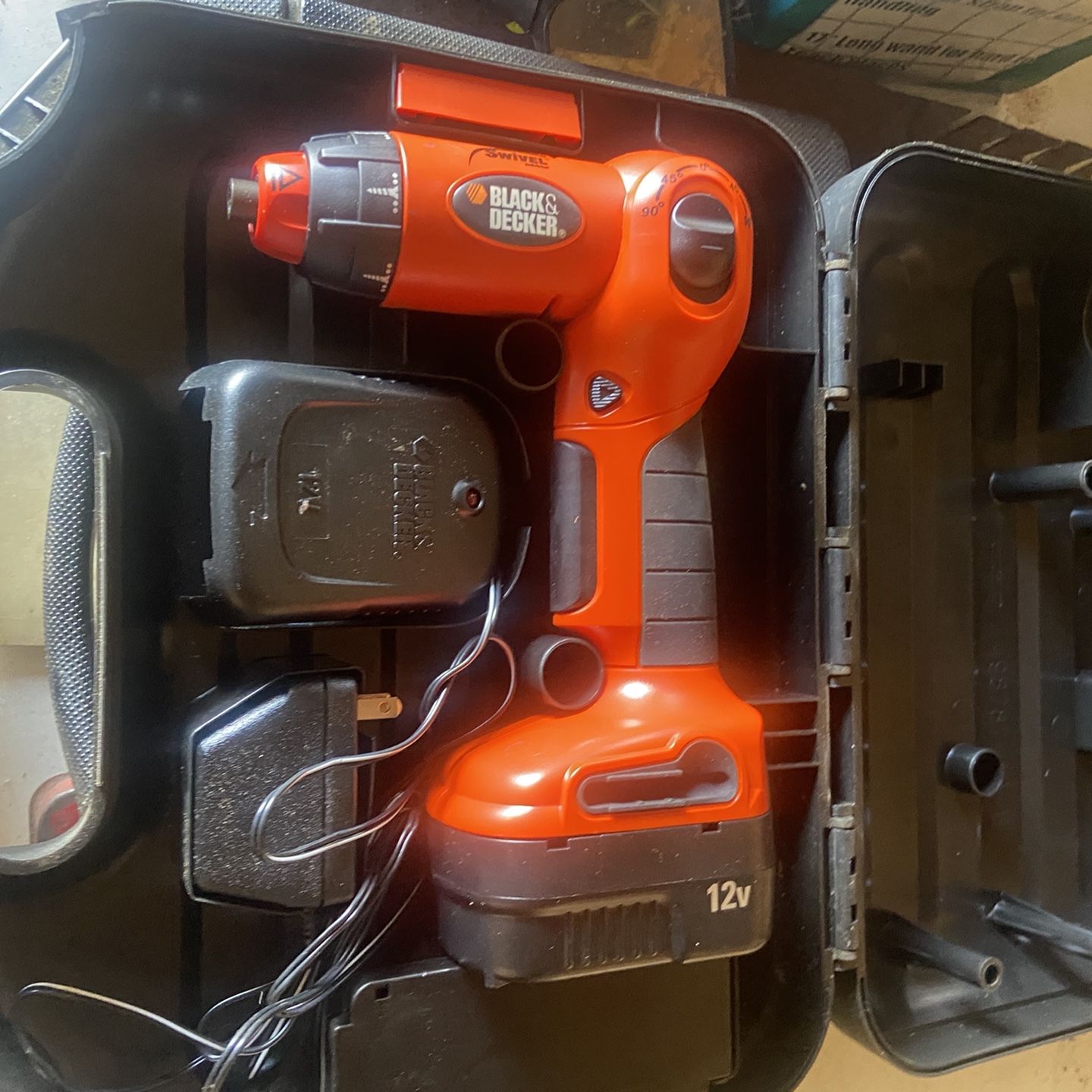 Black & decker swivel drill sale