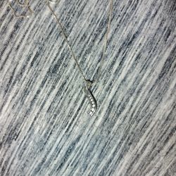 925 Silver Charm With Real Diamonds