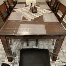 Dining Set (Table, 6 Chairs, 2 Coffee Tables)