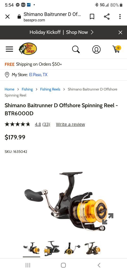 Shimano Baitrunner D Offshore Spinning Reel