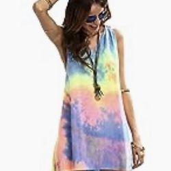 Tie Dye Cover Up Large 