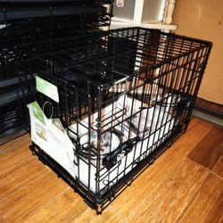 Jaula Para Mascotas Pequeñas Con Cobertor,  Recipientes Para Comida, Agarradera, Base, Colchón Con Impermeable