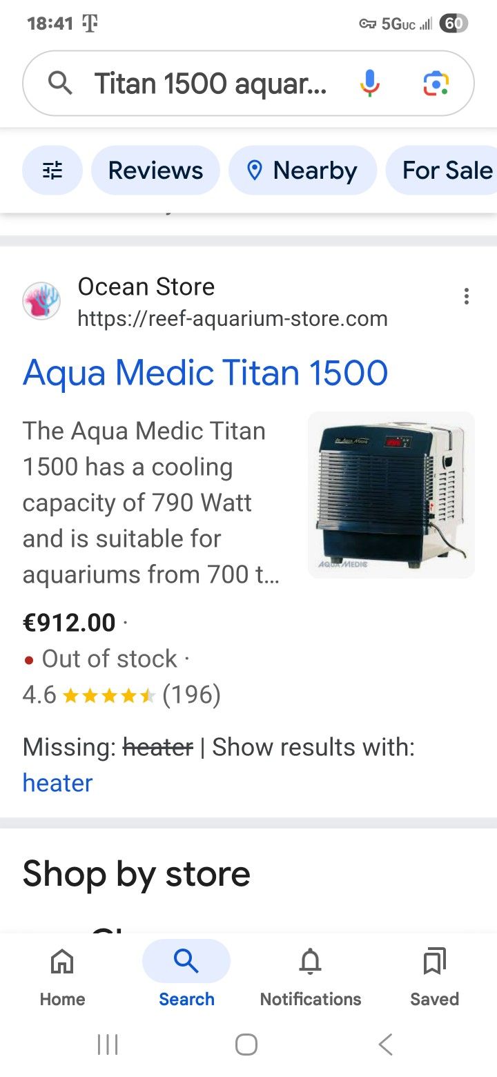 Aqua Medic Titan 1500 790 Watt Aquarium Cooler (Chiller)