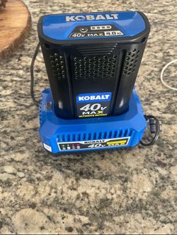 Kobalt 40v max lithium ion w battery charger