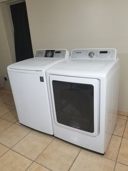 Samsung Washer And Electric Dryer Free Deliver And Install 6 Month warranty...