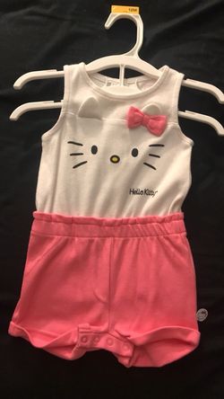 Hello kitty baby romper