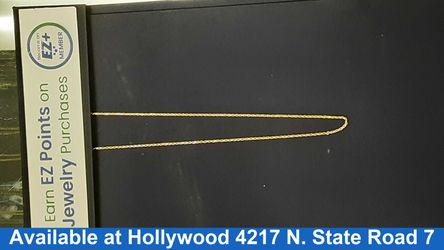 Rope Chain - Yellow Gold 14k (.585) 6.2 grams 18 inch