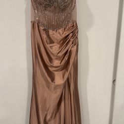 Rose Gold Dress Size 14