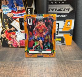 Pedri Spain World Cup soccer card