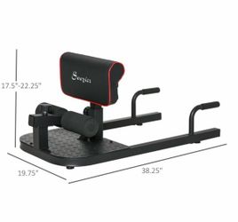 Soozier 3in1 Padded Push Up Sit Up Squat Machine