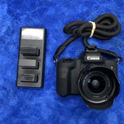 Canon EOS M50 Mirrorless Camera Digital Cam 24.1 Megapixel MP EF-M 15-45mm Lens Zoom Photo Record Video Vlog Photography Travel Outdoors Hobby